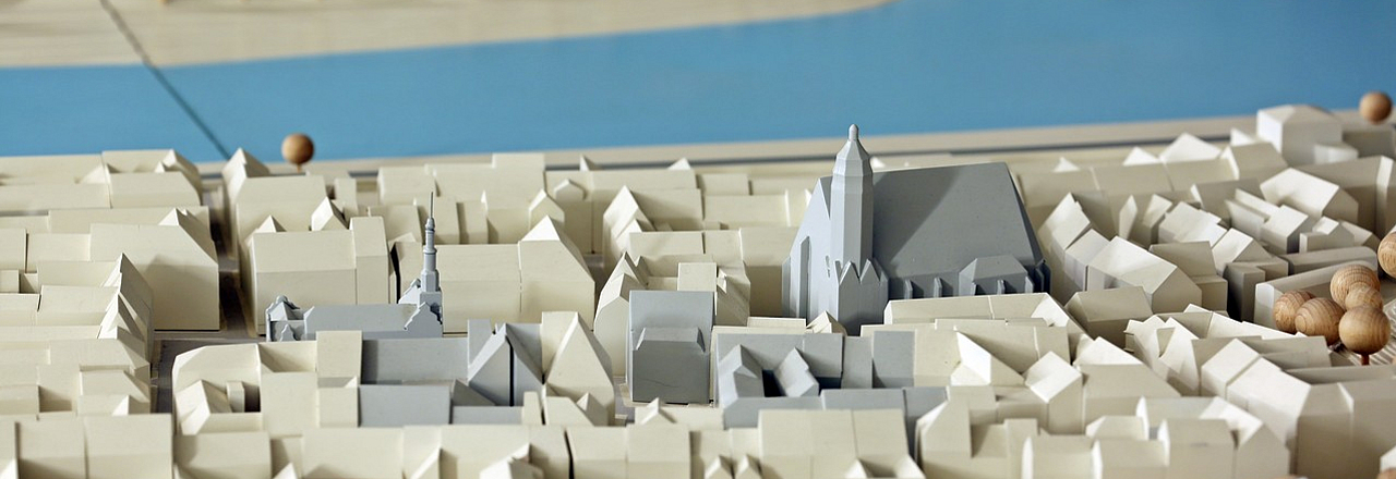 Miniatur der Pirnaer Altstadt im Stadtmodell