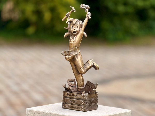 Bronze-Pine der kreishandwerkerschaft Südsachsen