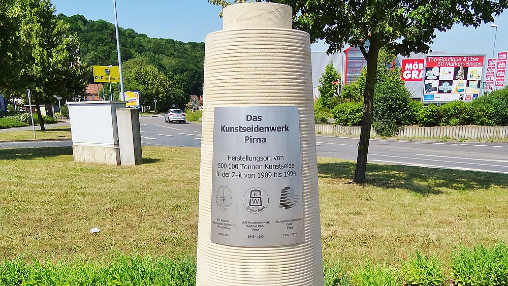 Spule Kunstseitenfabrik Pirna