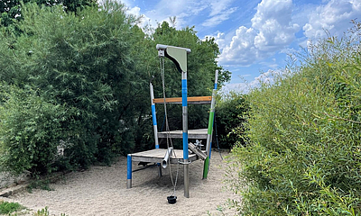 Spielplatz am Elbufer in Pirna