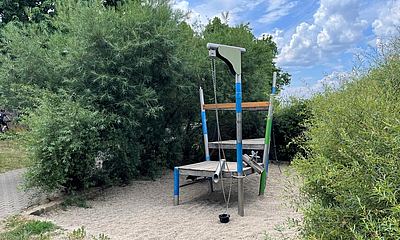Spielplatz am Elbufer in Pirna