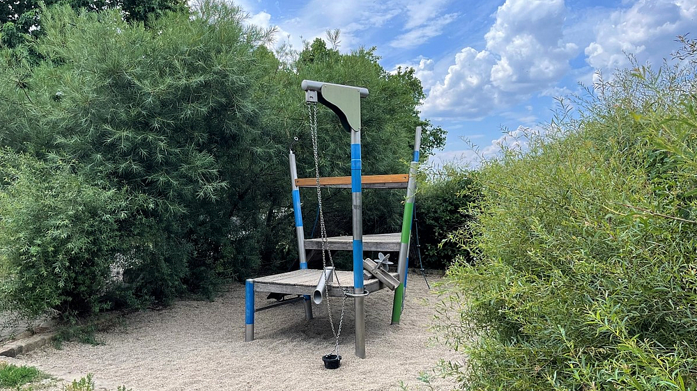 Kleinkindbereich Spielplatz am Elbufer in Pirna