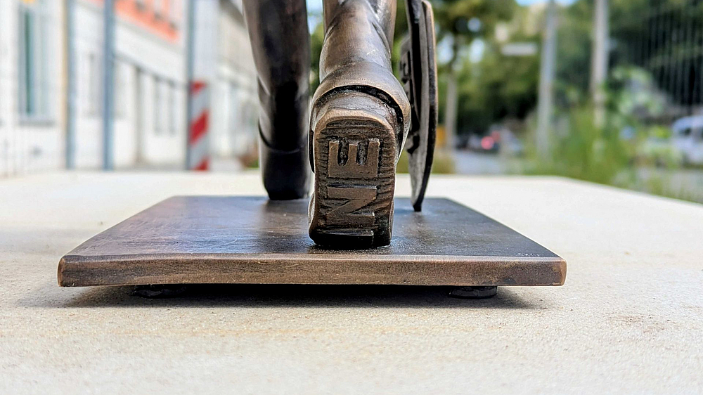 Detail des Schuhs der SEP-Pine