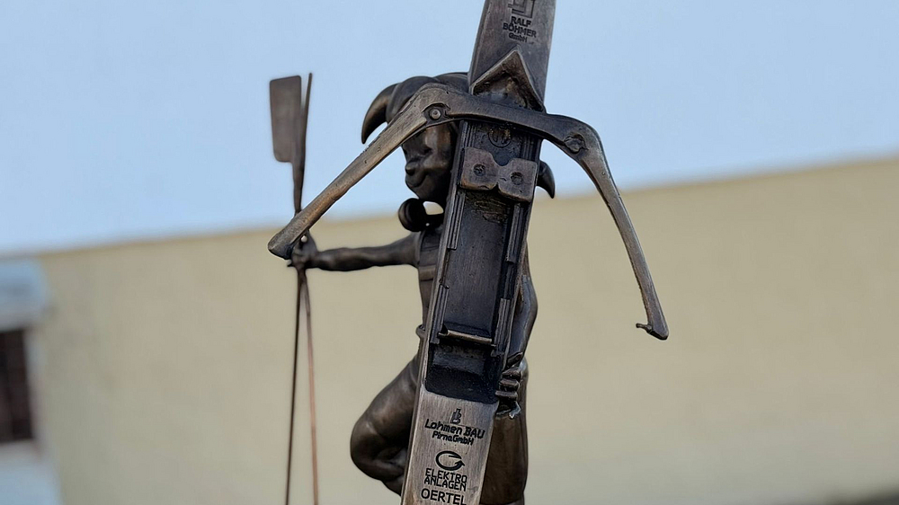 Detailaufnahme des Ruderbootes der Bronze-Pine