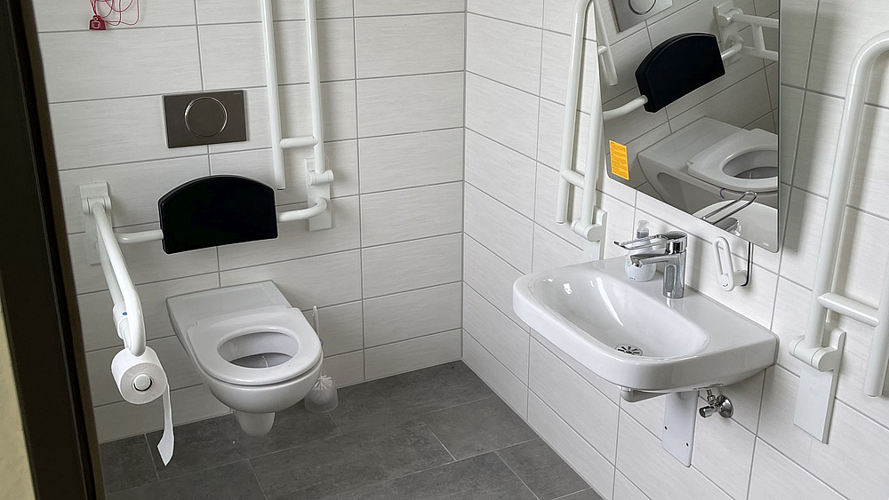behindertengerechtes WC Gemeindezentrum Birkwitz-Pratzschwitz