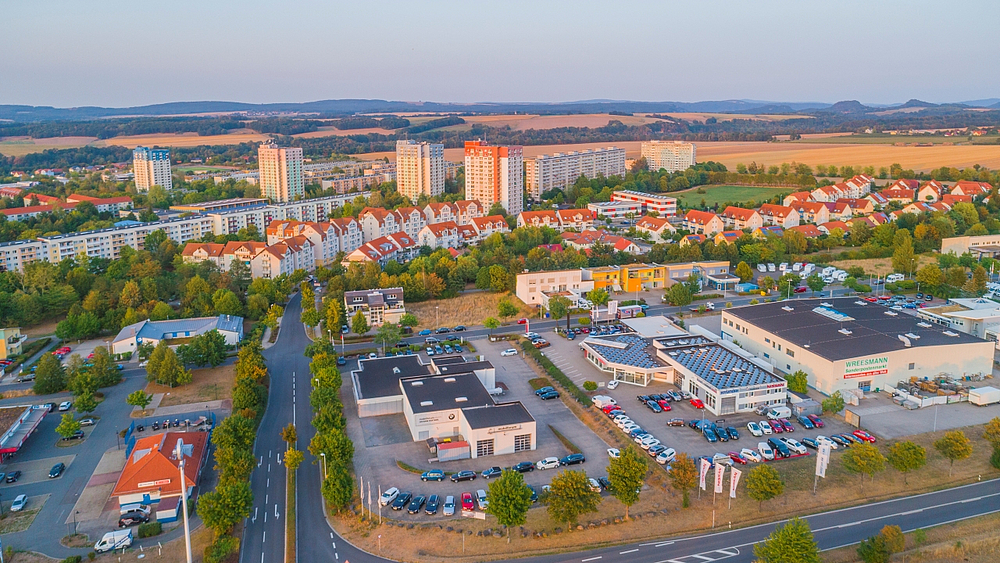 Pirna Sonnenstein Luftaufnahme