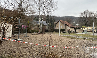 Baubeginn Sporthalle Neundorf Perspektive 1