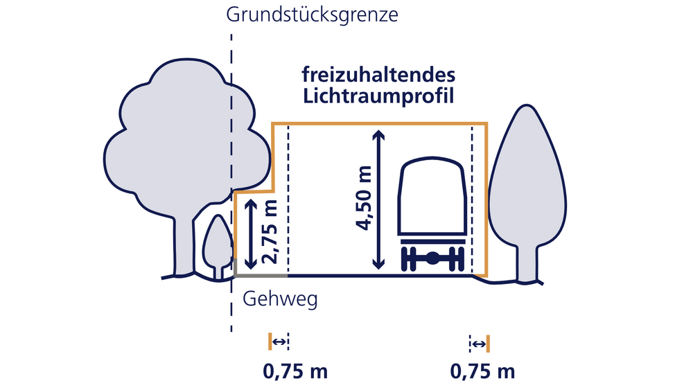 Darstellung Lichtraumprofil
