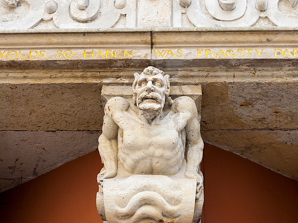 Detail der Teufelserker in Pirna