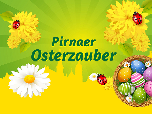 Plakatmotiv zum Pirnaer Osterzauber