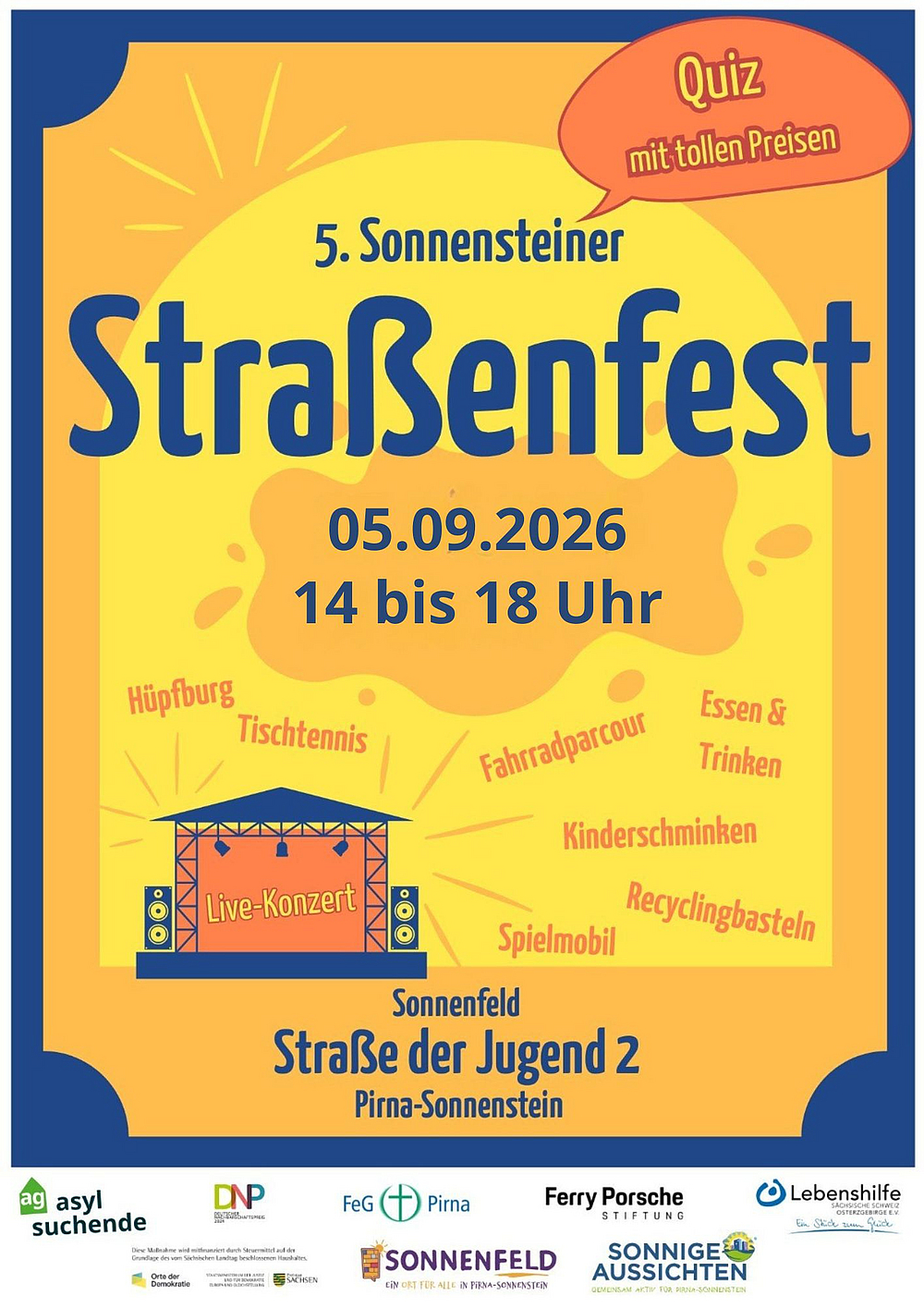 Straßenfest 2026 Plakat - 2