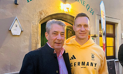 Francesco Friedrich und OB Tim Lochner