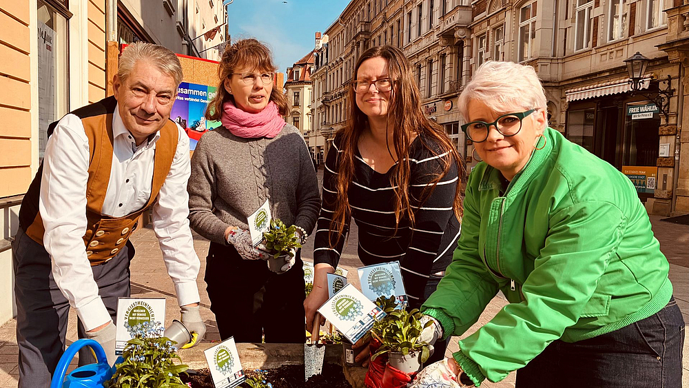 Vergissmeinnicht am Tag der Demenz pflanzen