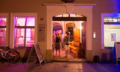 Prächtige Eingänge Eingang am Promnitz-Haus