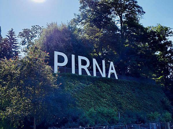 PIRNA Schriftzug