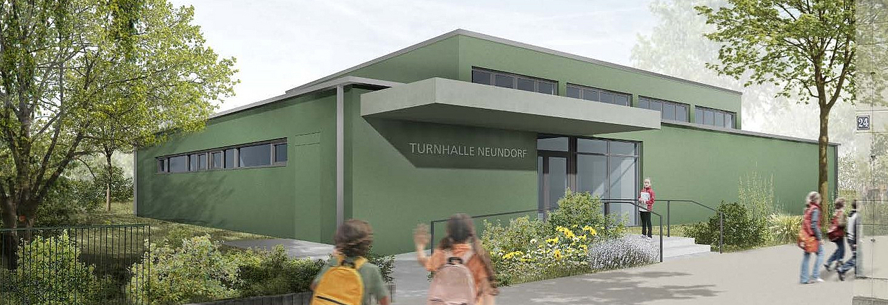 Visualisierung Turnhalle Neundorf