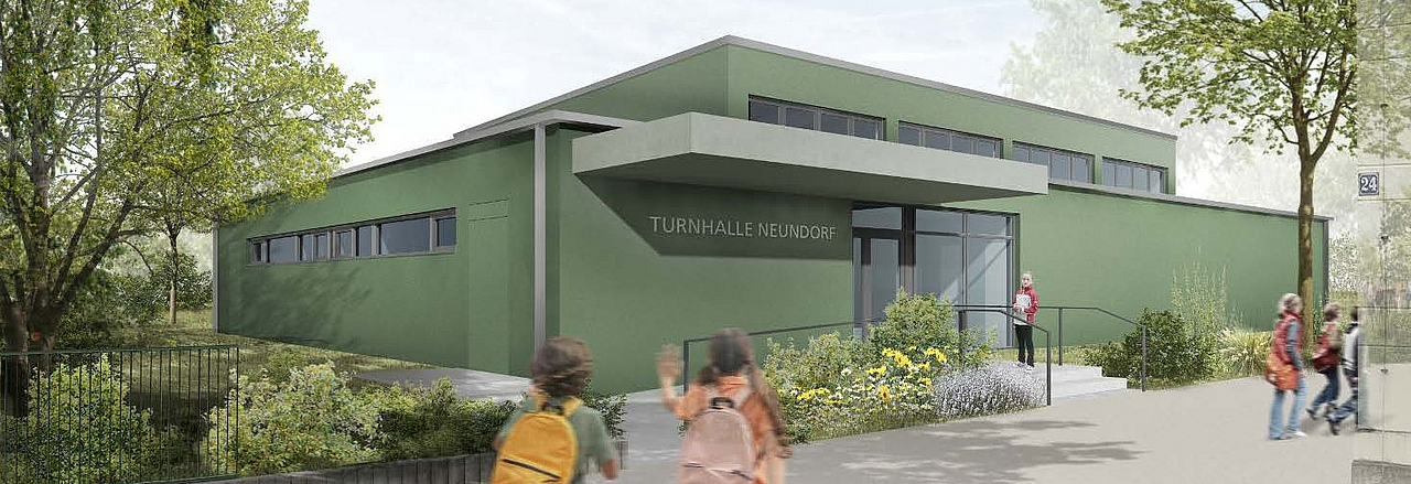 Visualisierung Turnhalle Neundorf
