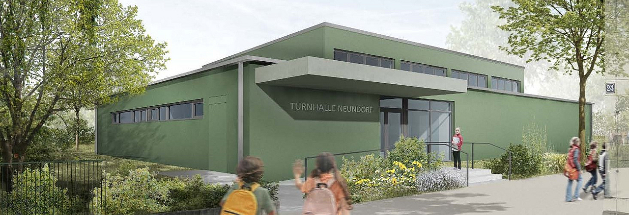 Visualisierung Turnhalle Neundorf