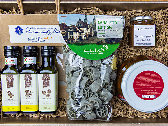 Geschenkbox mit Pirna Unikaten