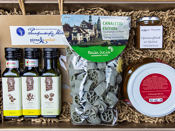 Geschenkbox mit Pirna Unikaten