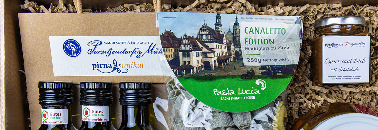 Geschenkbox mit Pirna Unikaten
