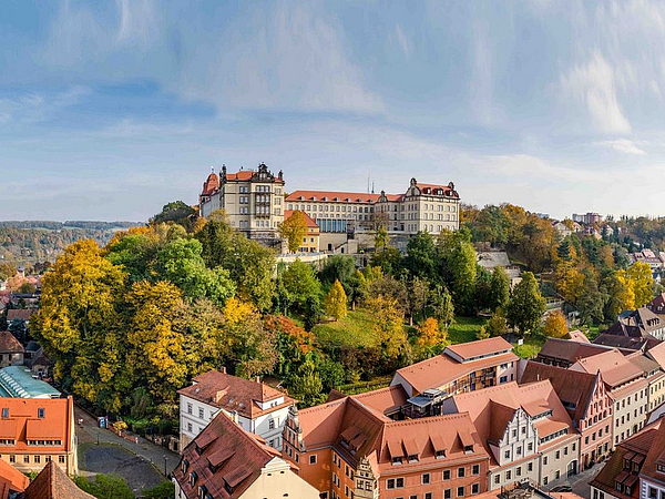 Im Schloss befindet sich heute das Landratsamt.