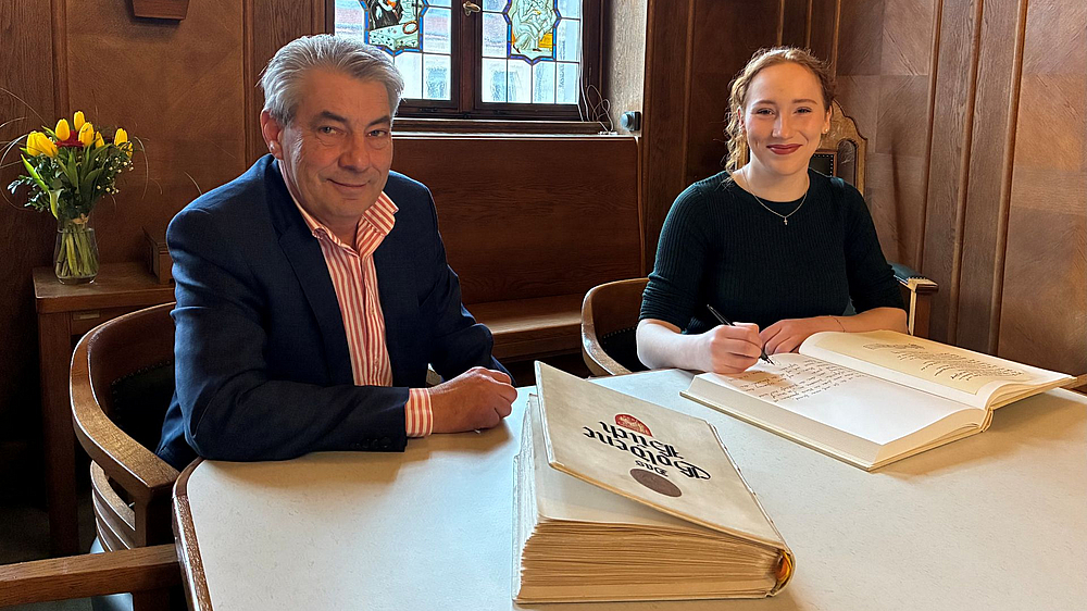 Greta Heimann Goldenes Buch, OB Lochner