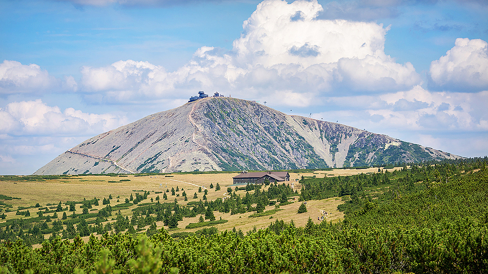 Die Schneekoppe im Riesengebirge
