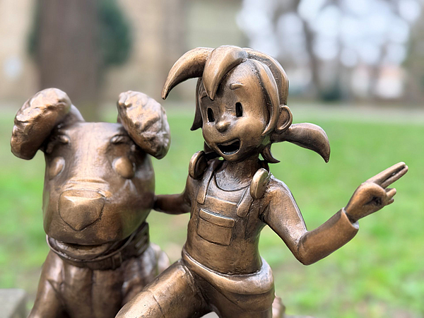 Museums-Pine von nah Nahaufnahme von Pine und Struppi