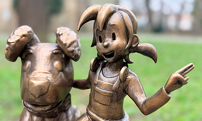 Museums-Pine von nah Nahaufnahme von Pine und Struppi