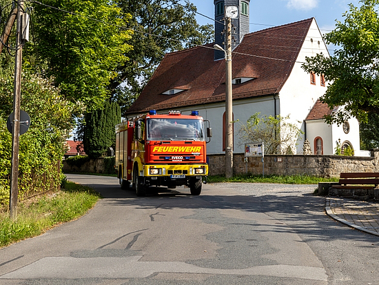 Fahrzeug der Ortsfeuerwehr Liebethal