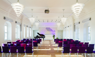 Saal im Obergeschoss des Museums