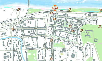 Übersichtskarte Pirnaer Knirpse mit Autohaus Schulze - Pine Alle Knirpse mit Autohaus Schulze - Pine