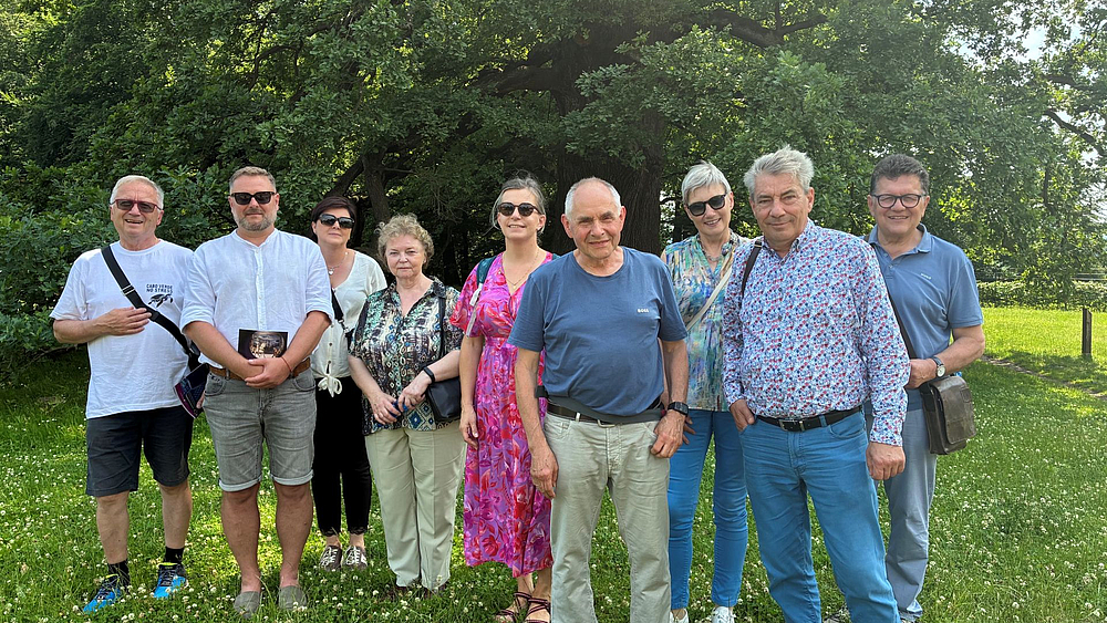 Gäste aus den Partnerstädten in Graupa 