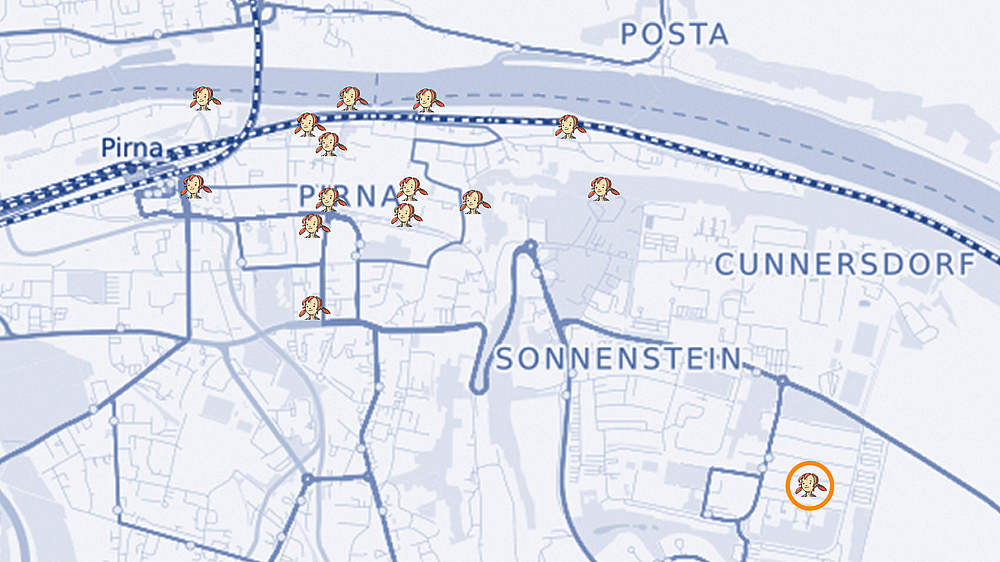 Alle Pine-Bronzen mit Knirps Nr. 15 von der WGP