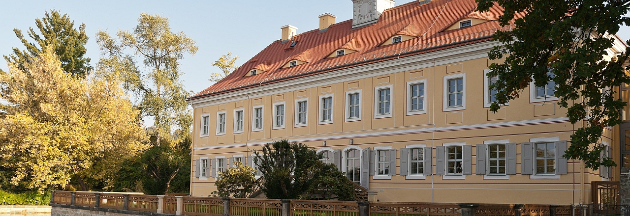 Romantisches Schloss am Stadtrand von Dresden
