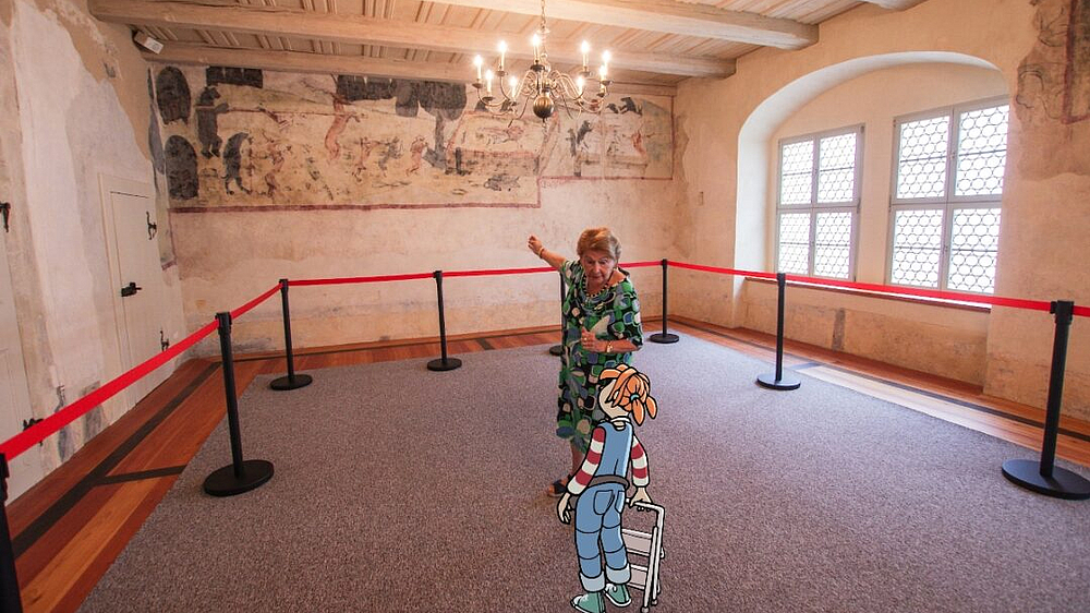 Pine entdeckt die verkehrte Welt im Marieneck