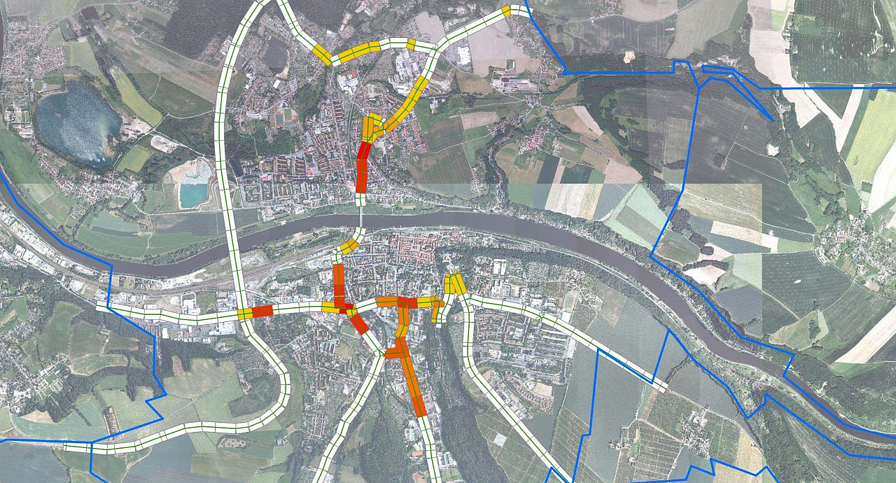 Karte der Lärmaktionsplanung im Geoportal