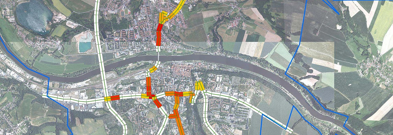 Karte der Lärmaktionsplanung im Geoportal