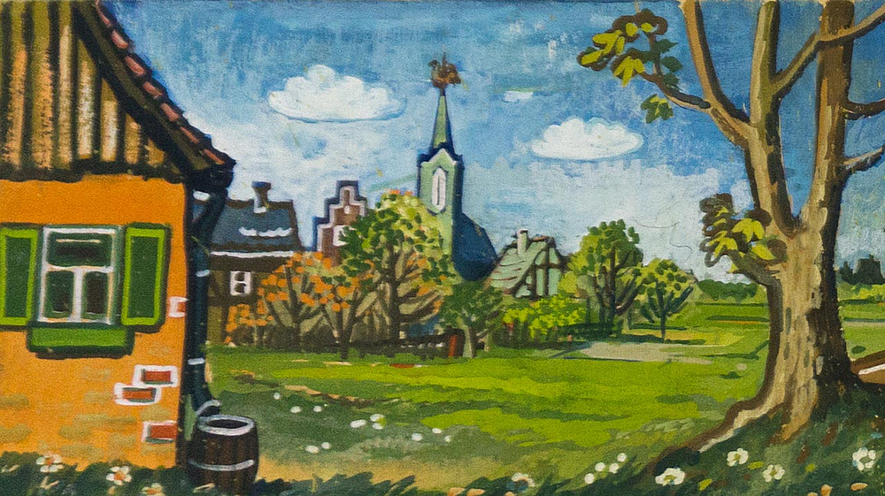 Teil eines Bühnenbildentwurfs