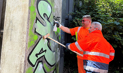 Grafiti entfernen