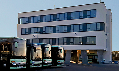 Bürogebäude des RVSOE am ZOB Pirna
