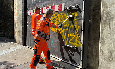Grafiti in Pirna entfernen