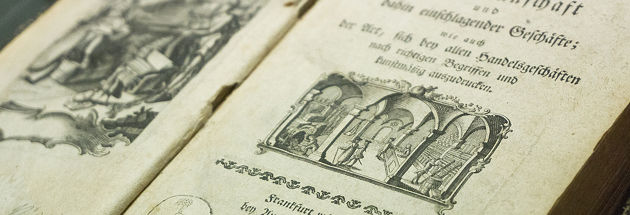 Antikes Buch in der Dauerausstellung