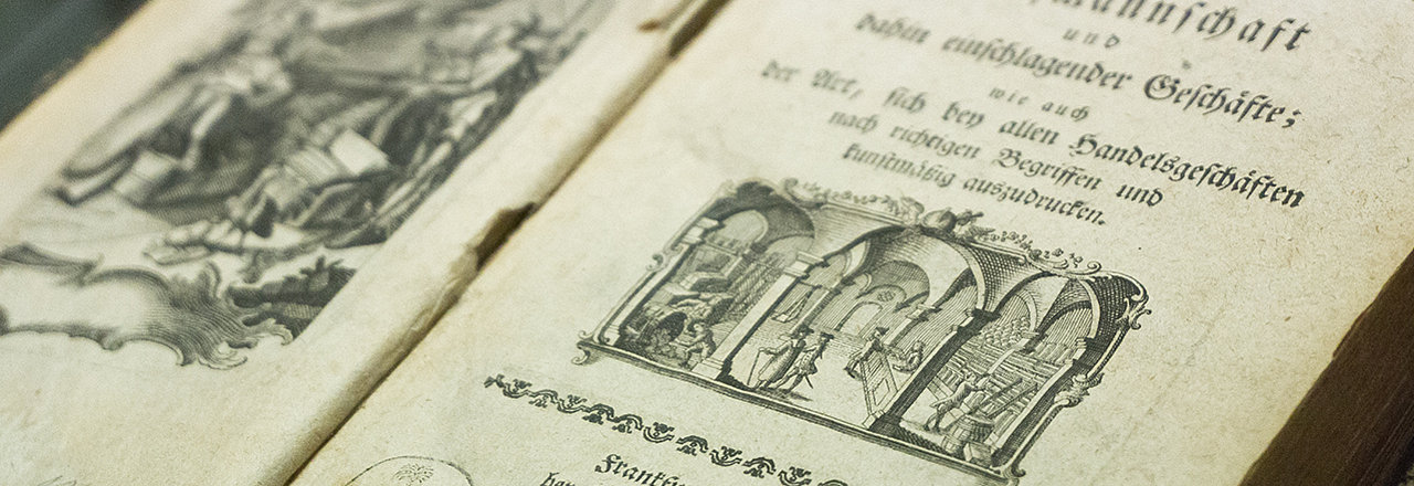 Antikes Buch in der Dauerausstellung