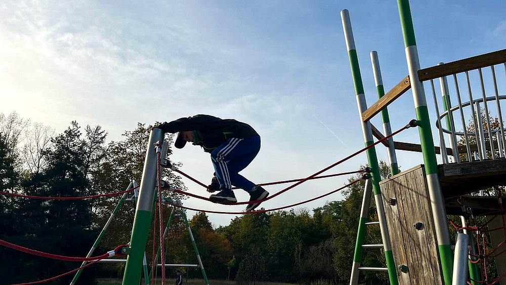 Kletterseile Spielplatz in Pirna Copitz