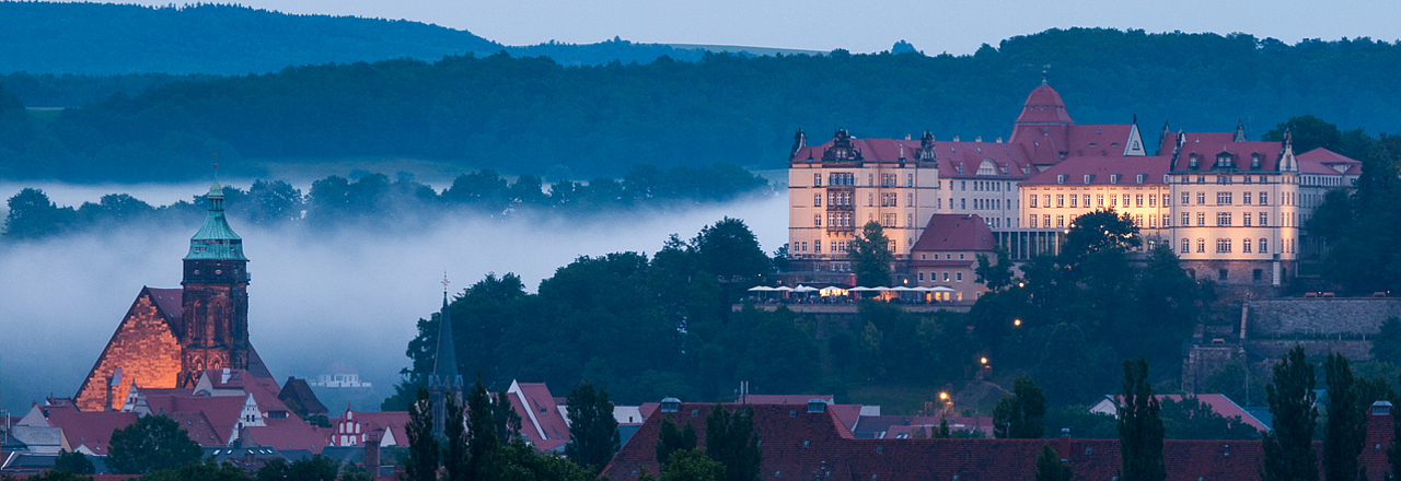 Stadt Pirna – Nebel im Elbtal
