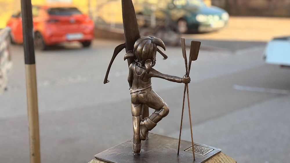 Ruder-Pine mit Blick Richtung Bootshauseingang