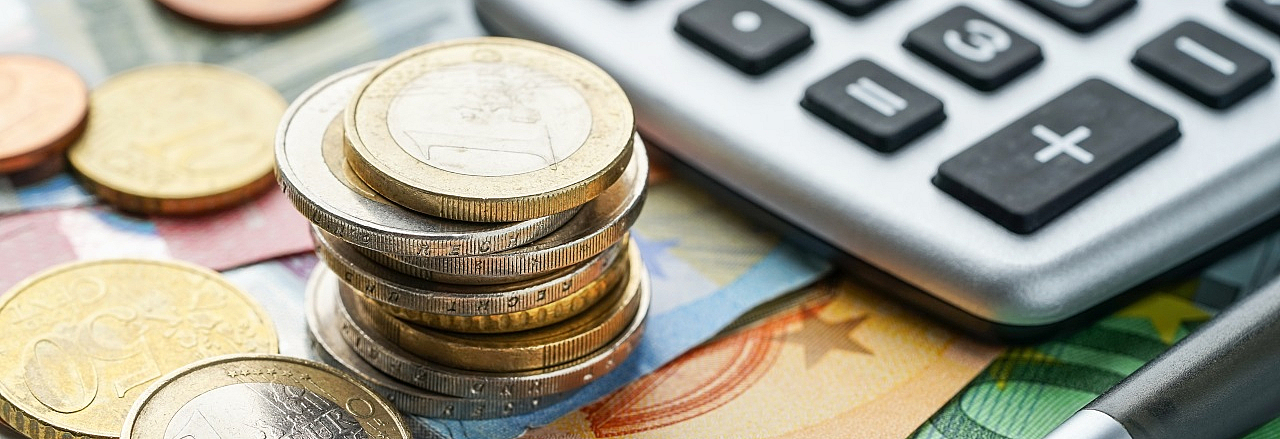 Geld und Taschenrechner