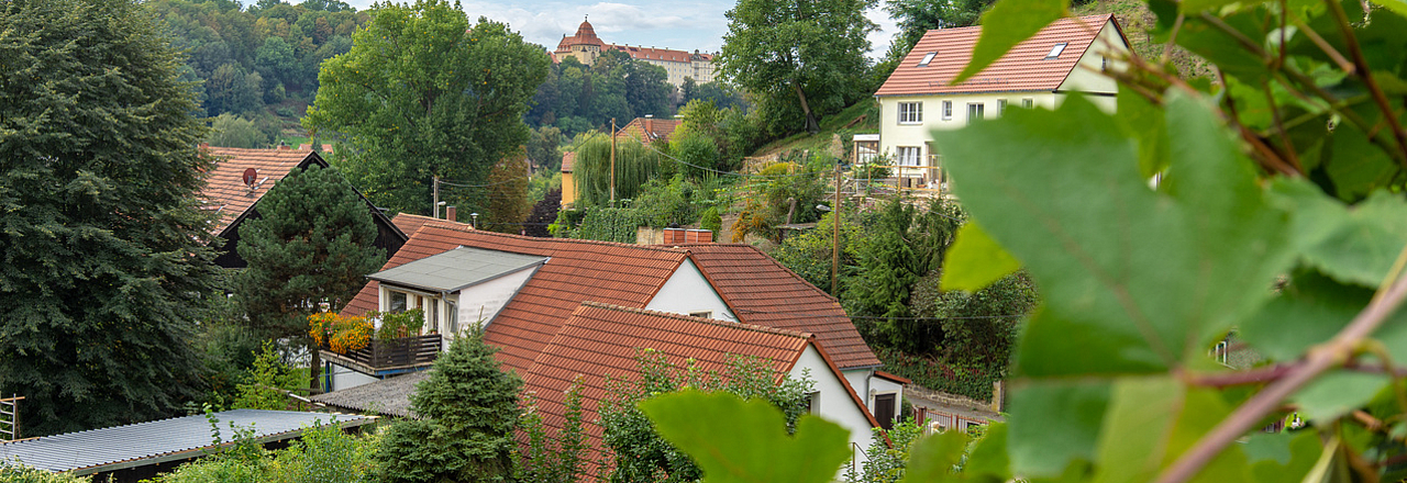 Blick ins Grüne in Pirna